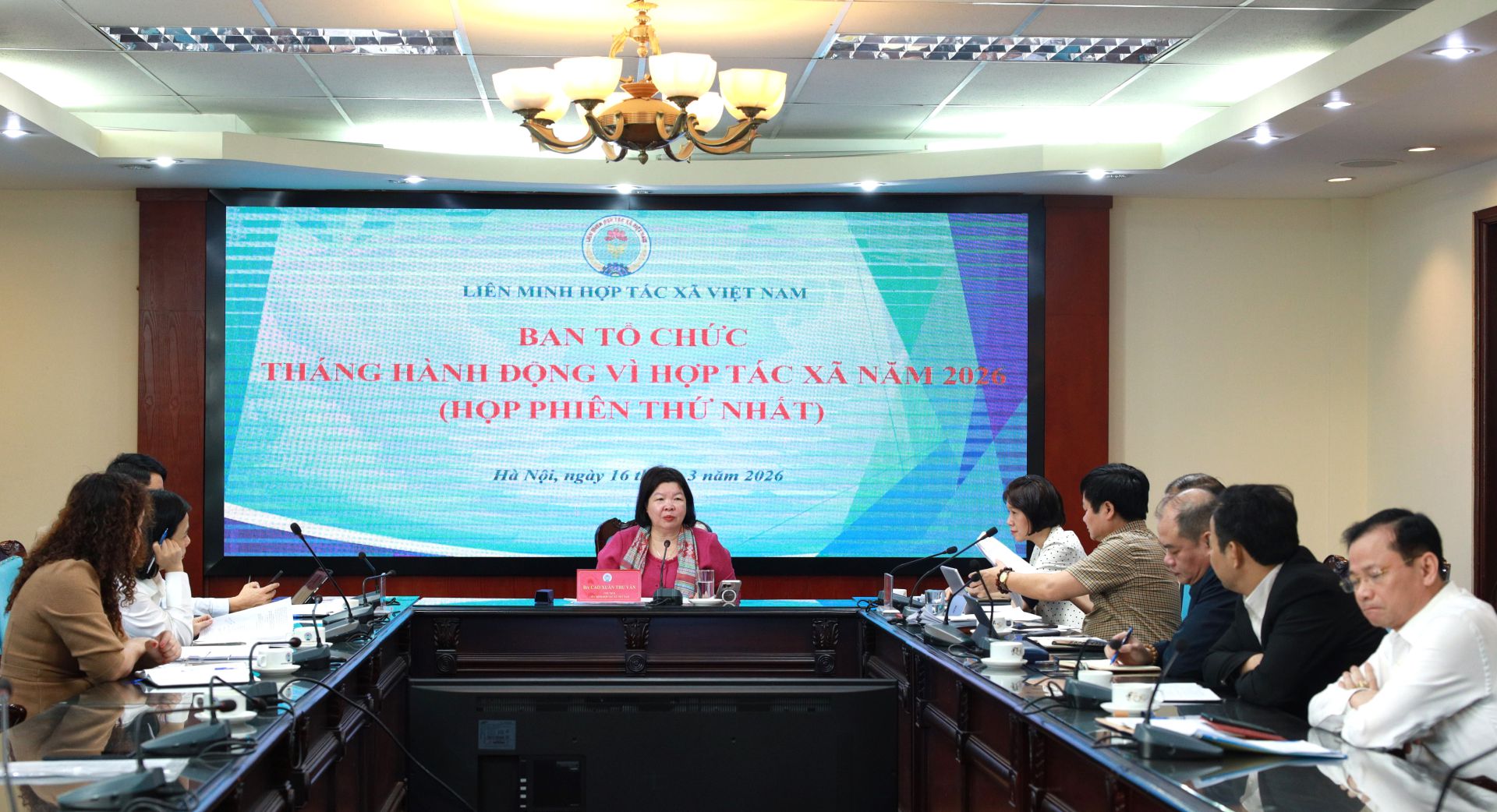 Ban Tổ chức “Tháng hành động vì Hợp tác xã” năm 2026 họp phiên thứ nhất triển khai nhiệm vụ