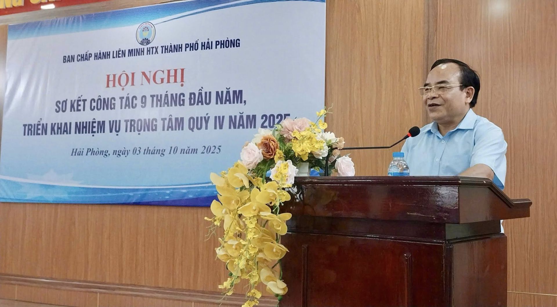 Liên minh HTX thành phố Hải Phòng tổ chức Hội nghị Ban Chấp hành kiện toàn các chức danh lãnh đạo, thống nhất Điều lệ hoạt động và Sơ kết công tác 9 tháng đầu năm, triển khai nhiệm vụ trọng tâm Quý IV/2025