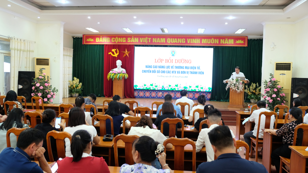 Cao Bằng: Bồi dưỡng, nâng cao năng lực bán hàng thương mại điện tử cho hơn 35 hợp tác xã