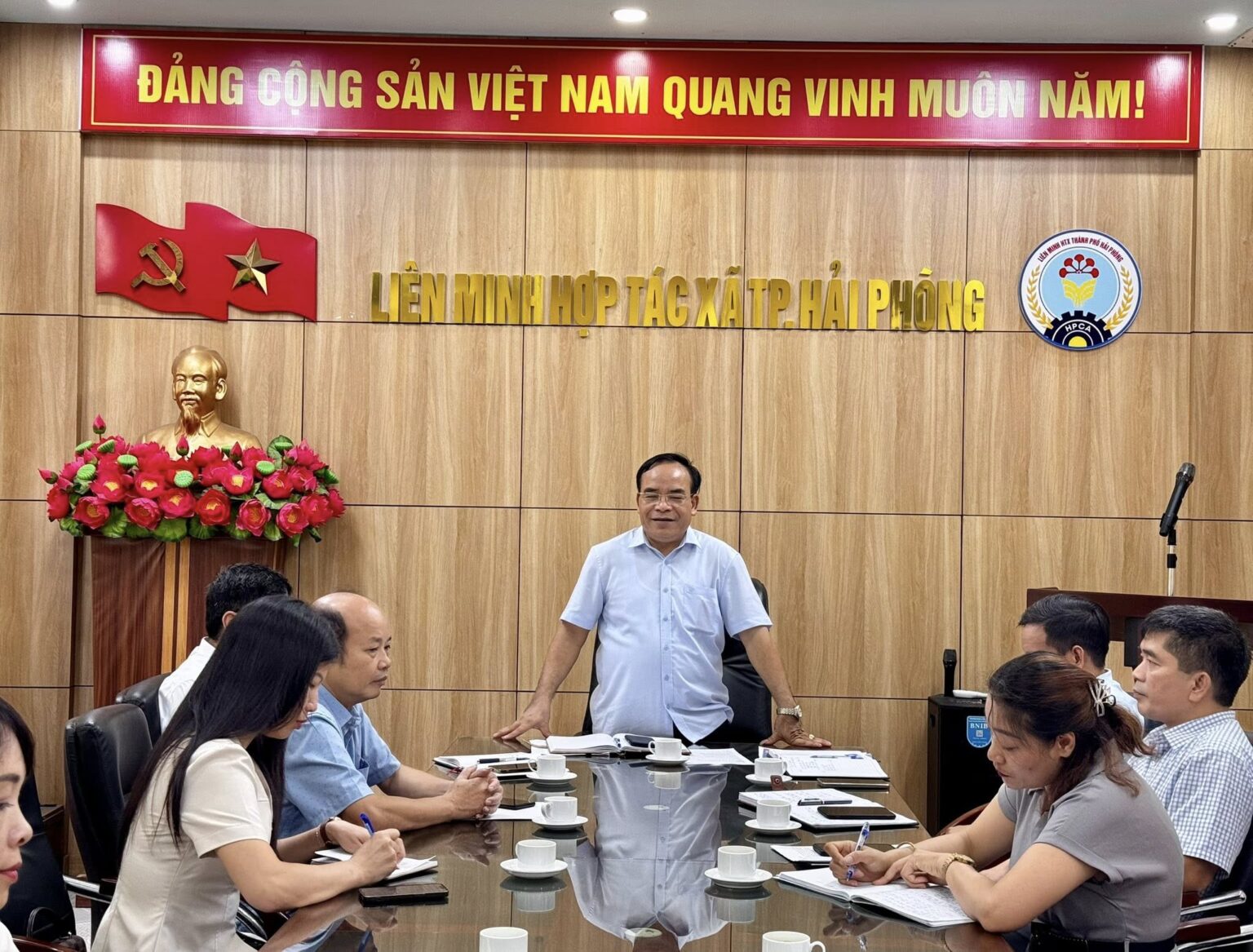Liên minh HTX thành phố Hải Phòng công bố các quyết định và phương án tổ chức bộ máy sau sáp nhập