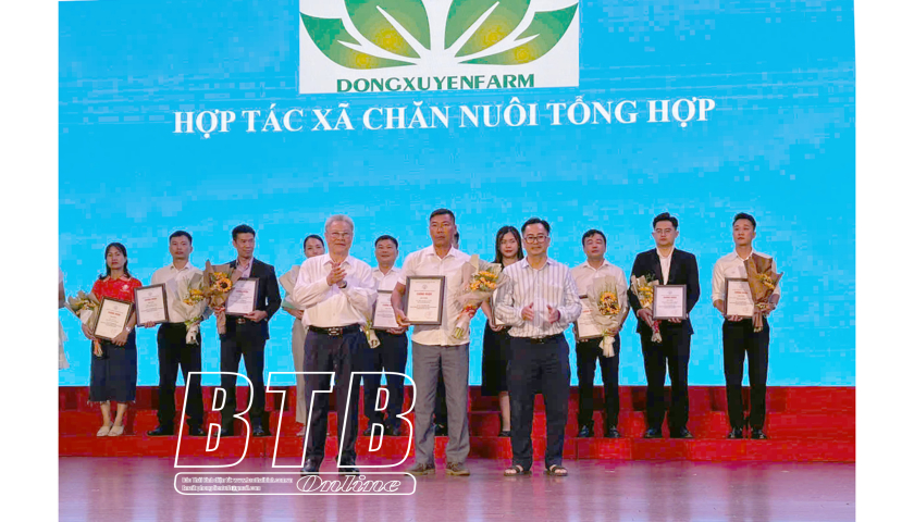 Thái Bình: HTX Chăn nuôi tổng hợp xã Đông Xuyên - 3 sản phẩm lọt top 50, 100 thương hiệu nổi bật