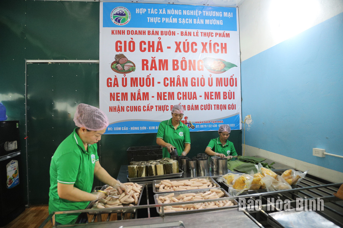 Hòa Bình: Xây dựng thương hiệu thực phẩm sạch Bản Mường