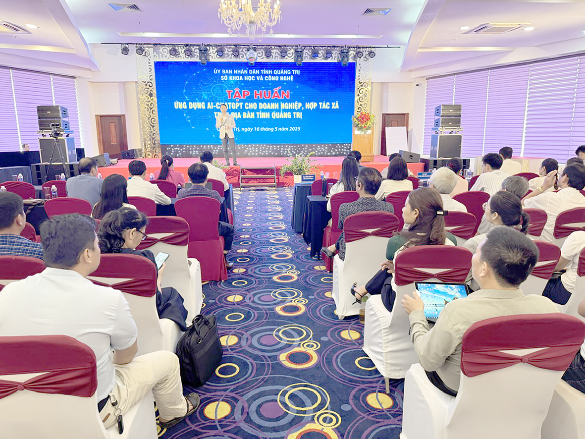 Quảng Trị: Trang bị kiến thức ứng dụng trí tuệ nhân tạo