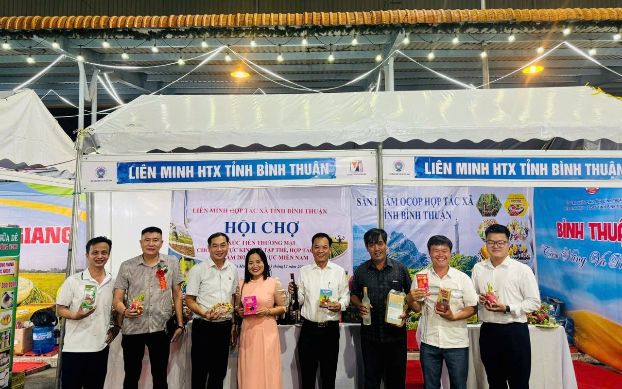 Bình Thuận: Nhiều hoạt động hỗ trợ hợp tác xã tiêu thụ sản phẩm