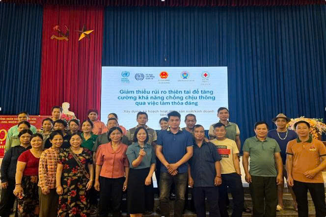 Liên minh HTX Việt Nam và ILO hỗ trợ giúp người dân hai xã vùng cao Lào Cai khôi phục sinh kế sau bão Yagi