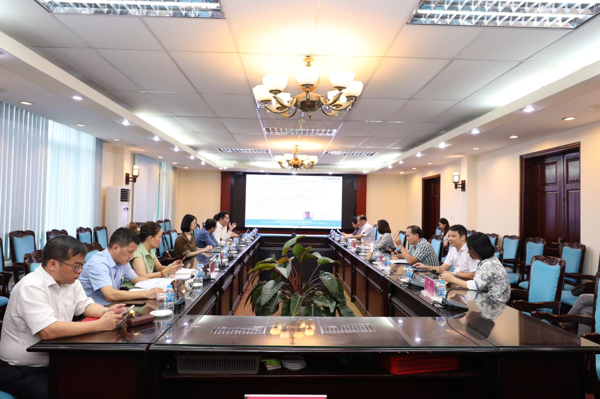 Liên minh Hợp tác xã Việt Nam làm việc cùng Công ty Sorimachi về phần mềm quản lý thành viên HTX