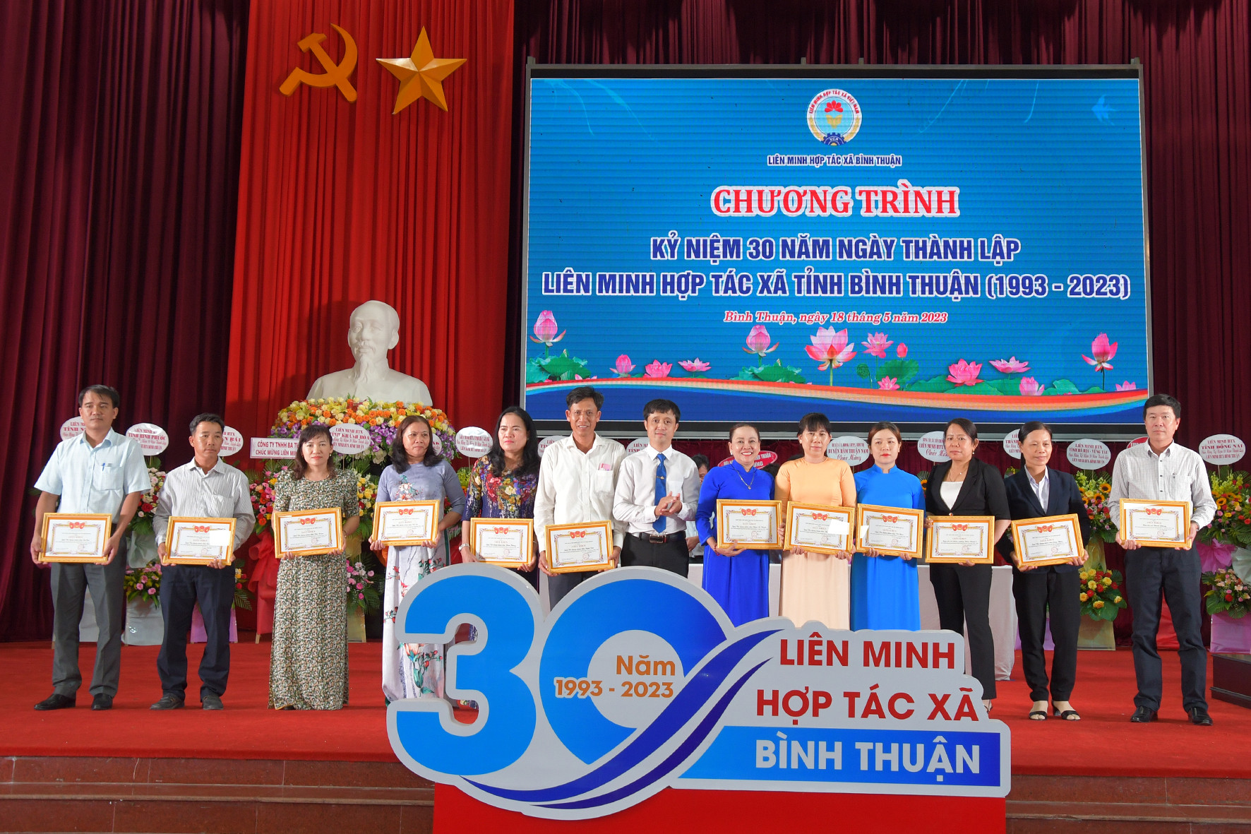 Liên minh Hợp tác xã Bình Thuận: Kỷ niệm 30 năm thành lập và phát triển