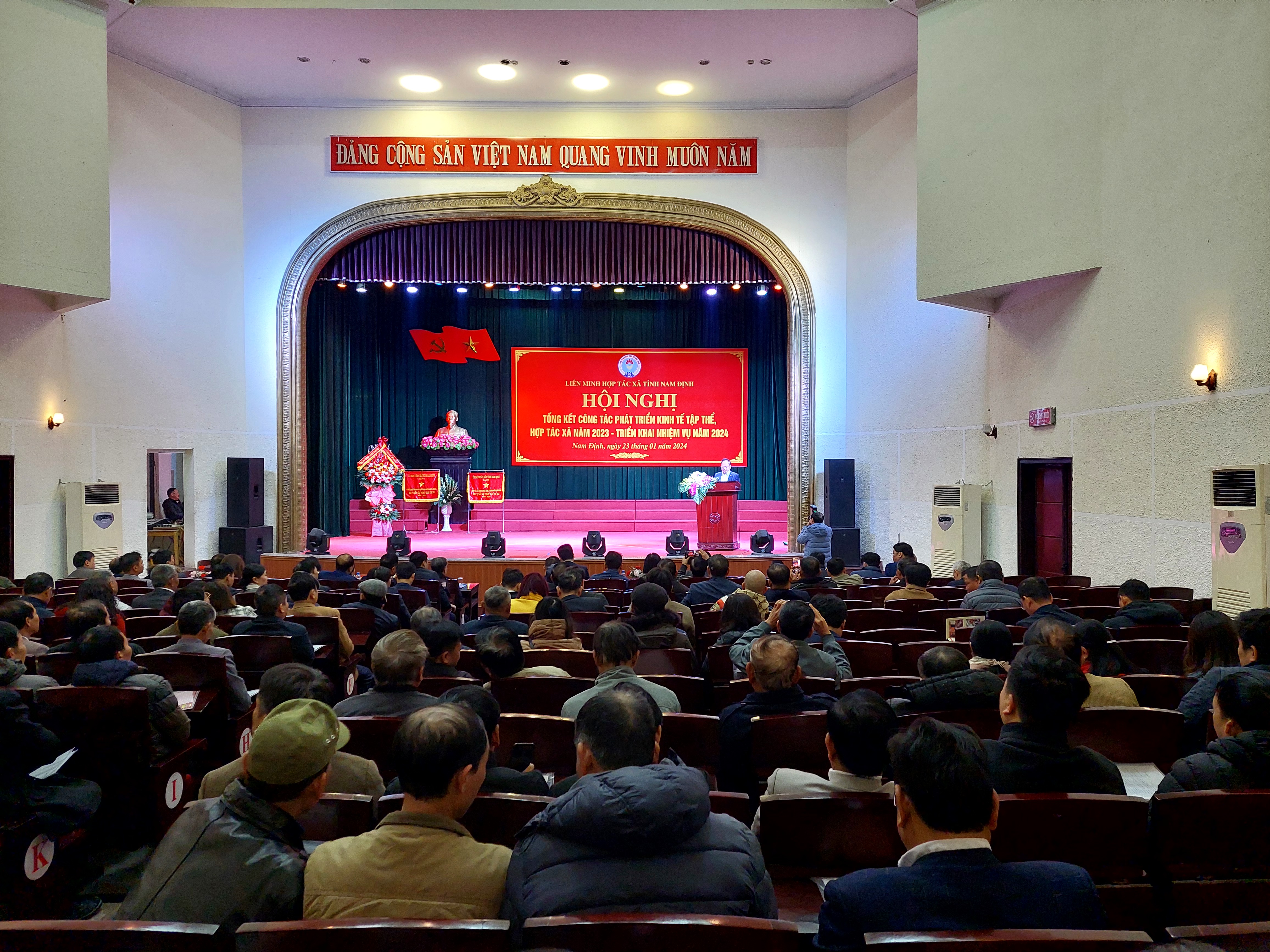 Liên minh HTX tỉnh Nam Định: Hội nghị tổng kết công tác phát triển kinh tế tập thể năm 2023 và triển khai nhiệm vụ năm 2024