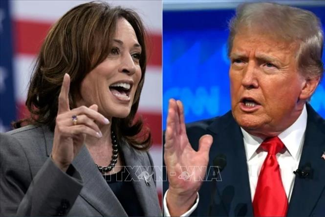 Đại hội đảng kết thúc, ‘cặp đấu’ Harris-Trump chạy nước rút