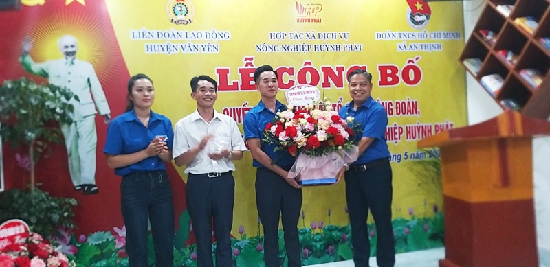 Hợp tác xã dịch vụ nông nghiệp Huỳnh Phát thành lập Công đoàn cơ sở, Chi đoàn thanh niên
