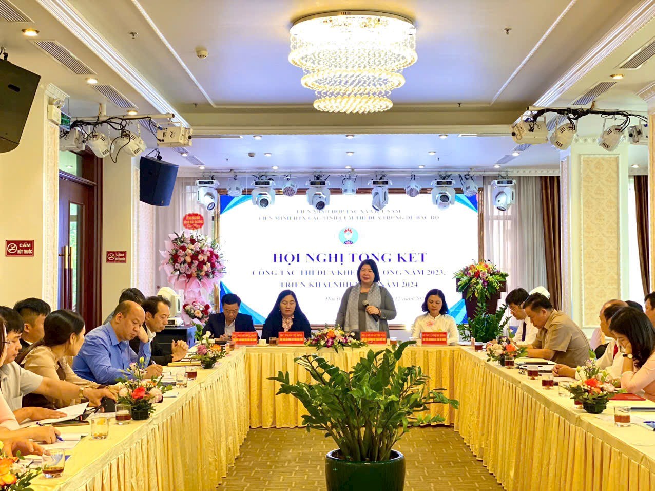 Liên Minh HTX Các Tỉnh Trong Cụm Trung Du Bắc Bộ Tổng Kết Phong Trào Thi Đua Năm 2023