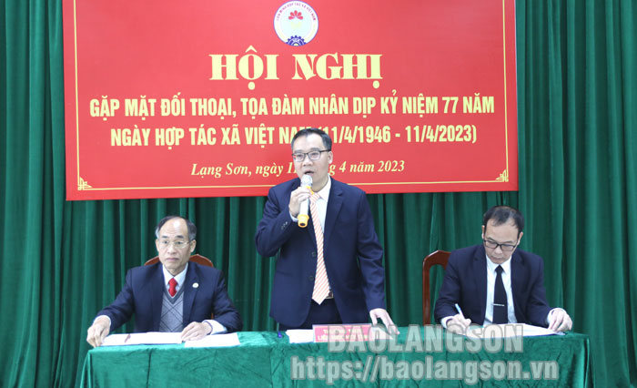 Liên minh Hợp tác xã tỉnh Lạng Sơn: Tọa đàm, đối thoại với hợp tác xã trên địa bàn tỉnh