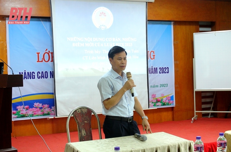 Đào tạo, bồi dưỡng nâng cao năng lực cho thành viên HTX
