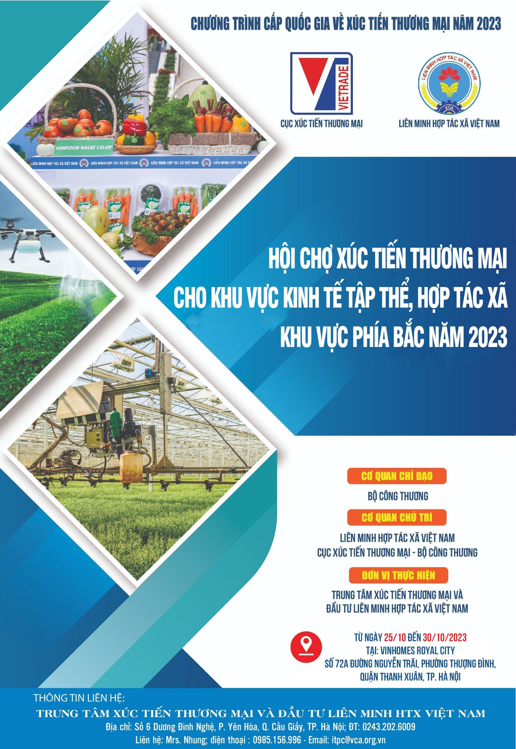 “Hội chợ xúc tiến thương mại cho khu vực kinh tế tập thể, Hợp tác xã khu vực phía bắc năm 2023” 