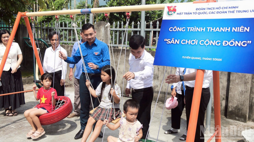 Tuổi trẻ Mặt trận Tổ quốc, các đoàn thể Trung ương triển khai 7 công trình thanh niên vùng cao