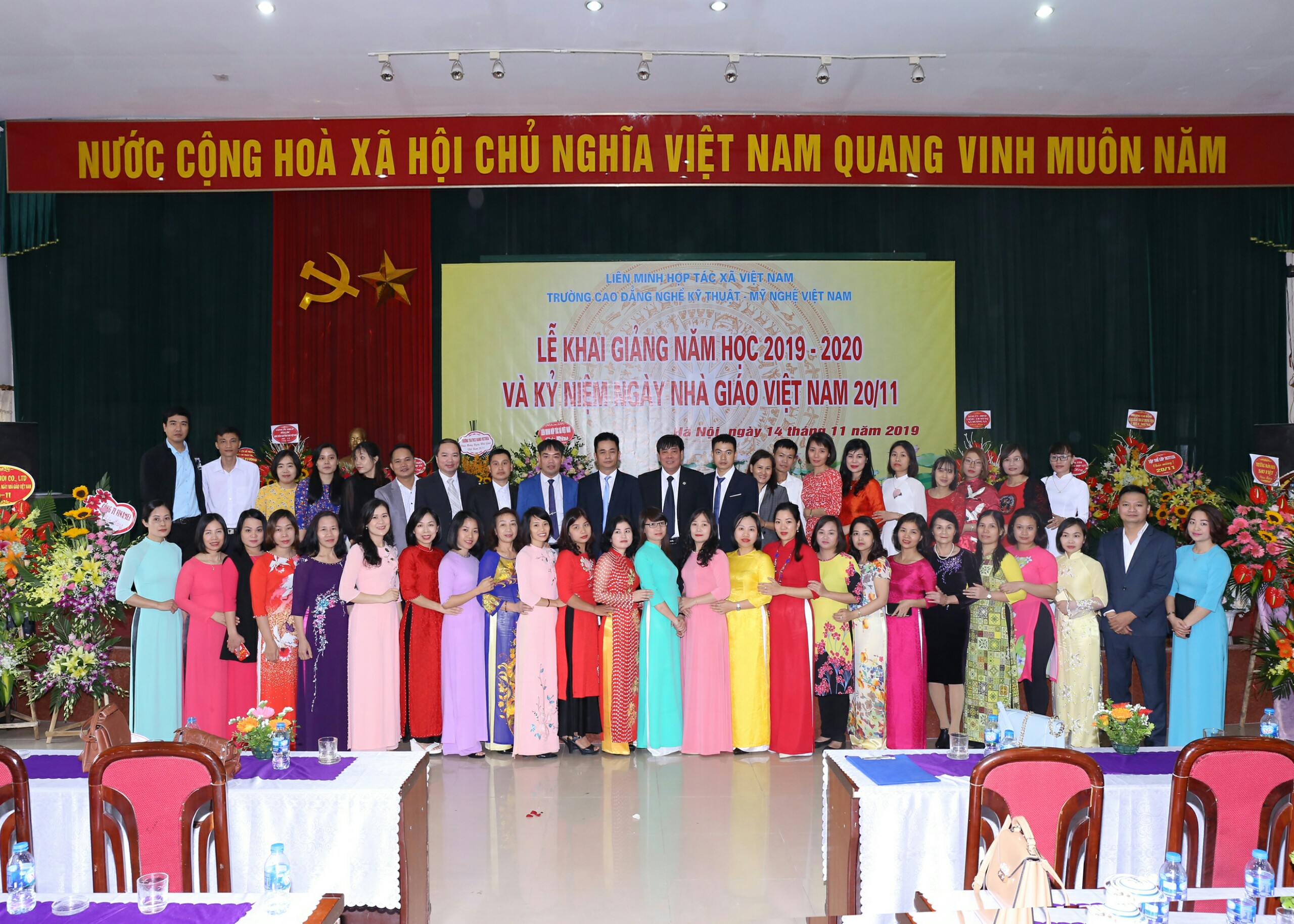 Trường CĐ nghề Kỹ thuật Mỹ nghệ Việt Nam: Khai giảng năm học 2019 – 2020 và Kỷ niệm ngày Nhà giáo Việt Nam 20/11