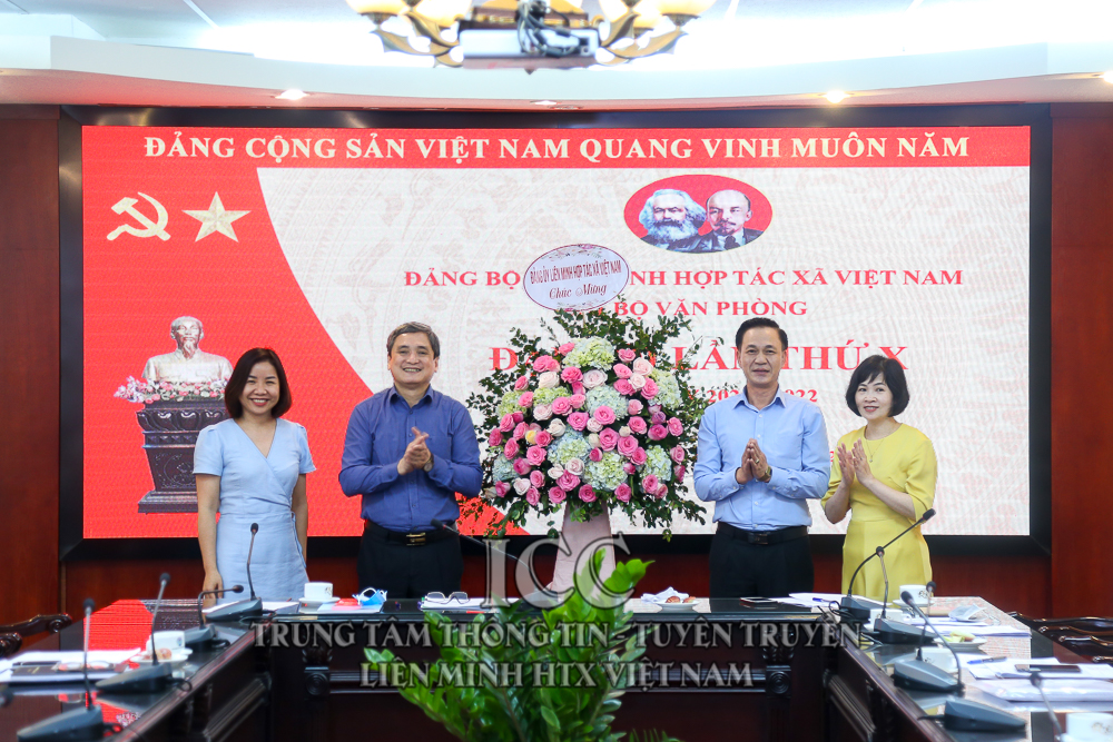  Bí thư Đảng ủy Nguyễn Mạnh Cường chỉ đạo Đại hội các Chi bộ Liên minh HTX Việt Nam