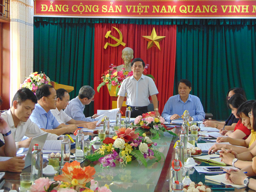 Đoàn công tác Liên minh HTX Việt Nam làm việc tại Liên minh HTX tỉnh Phú Thọ về công tác chuẩn bị Đại hội