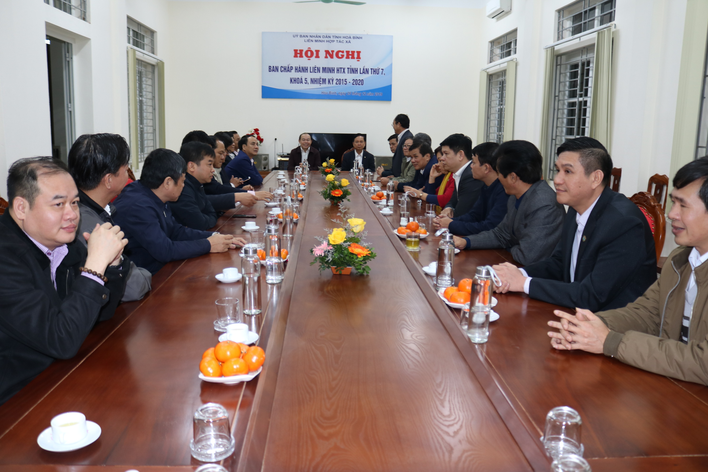 BAN THƯỜNG VỤ LIÊN MINH HTX VIỆT NAM THĂM VÀ LÀM VIỆC VỚI LIÊN MINH HTX TỈNH HÒA BÌNH