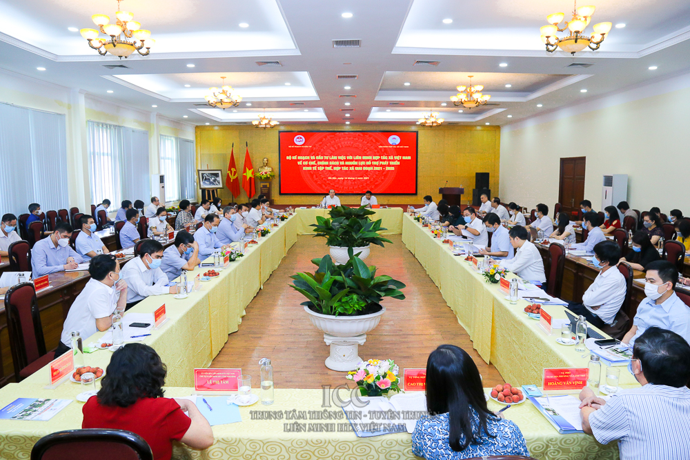 Phóng sự ảnh: Buổi làm việc giữa Bộ Kế hoạch & Đầu tư và Liên minh Hợp tác xã Việt Nam
