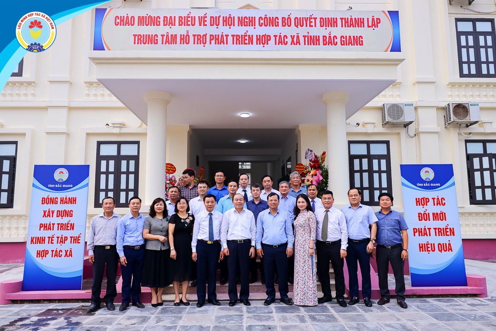 Thành lập Trung tâm Hỗ trợ phát triển Hợp tác xã tỉnh Bắc Giang