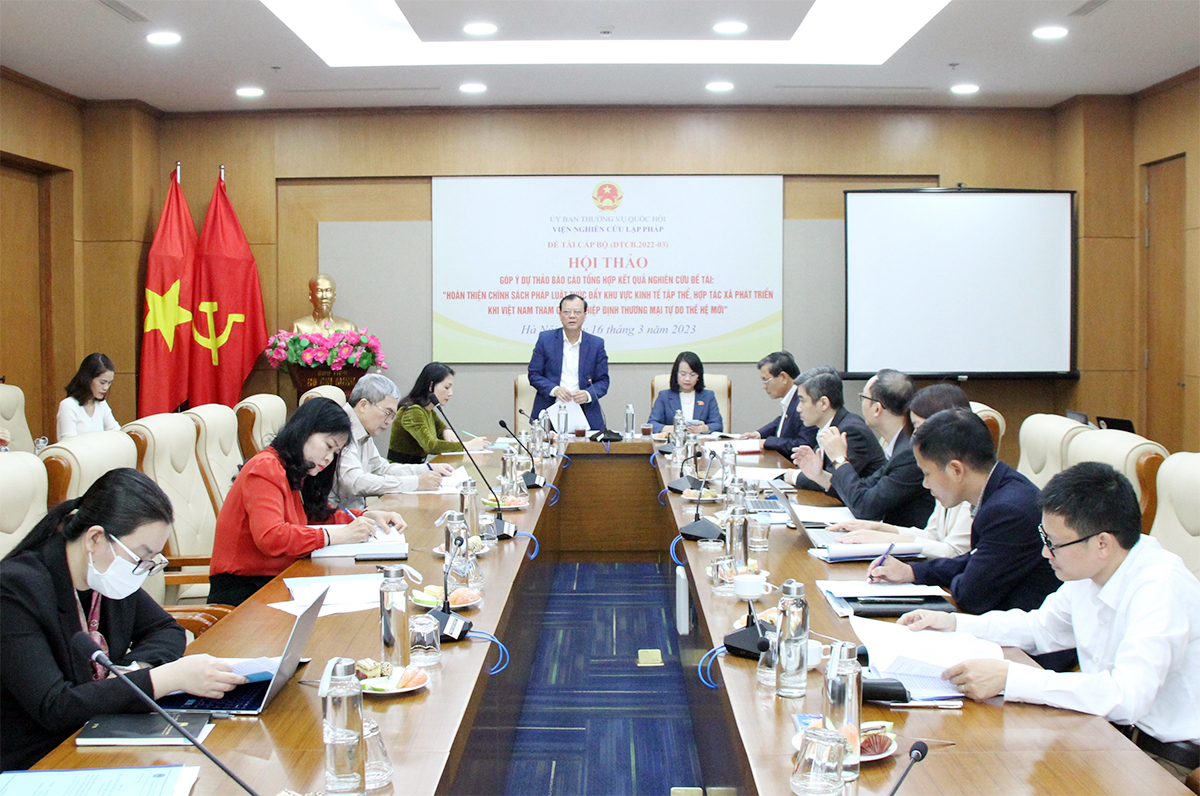 Thúc đẩy khu vực kinh tế tập thể, hợp tác xã phát triển