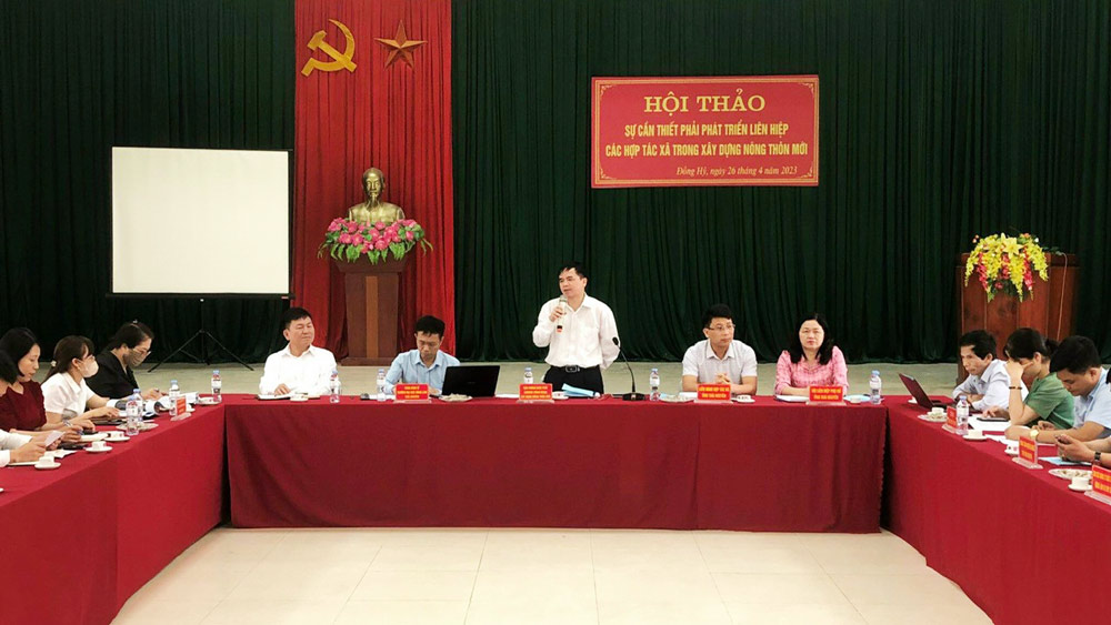 Sự cần thiết phải phát triển liên hiệp hợp tác xã trong xây dựng nông thôn mới