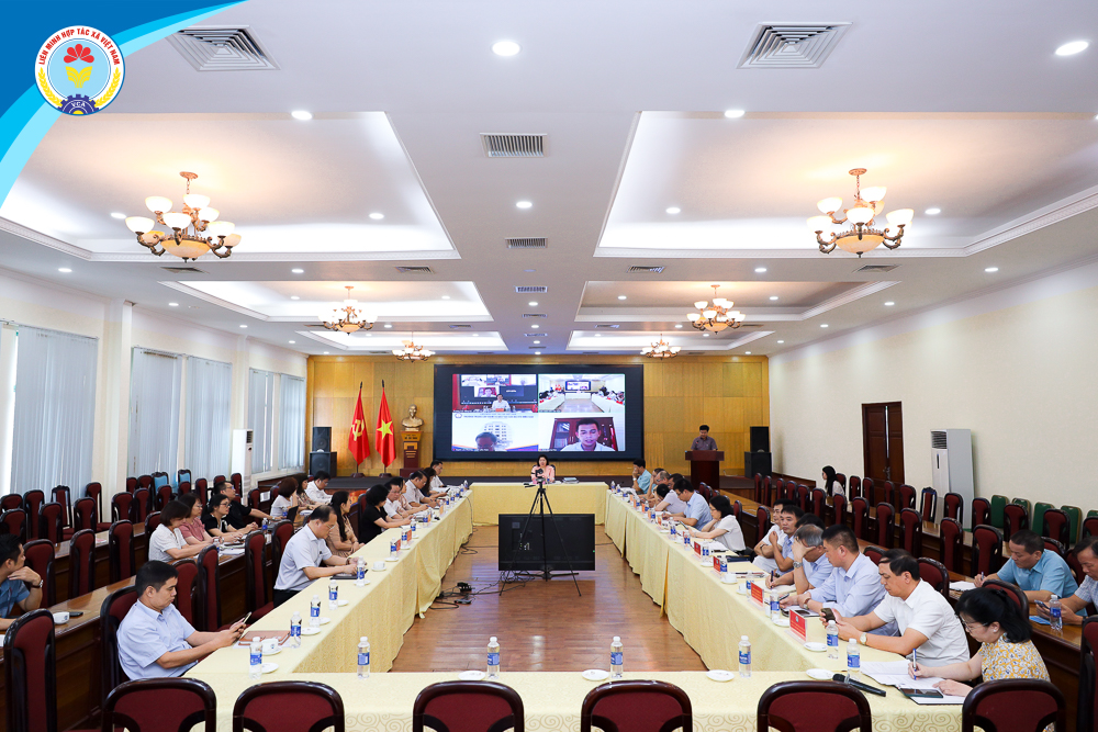 Hội nghị đánh giá công tác chỉ đạo, điều hành của Thường trực và thực hiện nhiệm vụ của cơ quan Liên minh HTX Việt Nam tháng 8/2024; nhiệm vụ trọng tâm tháng 9/2024