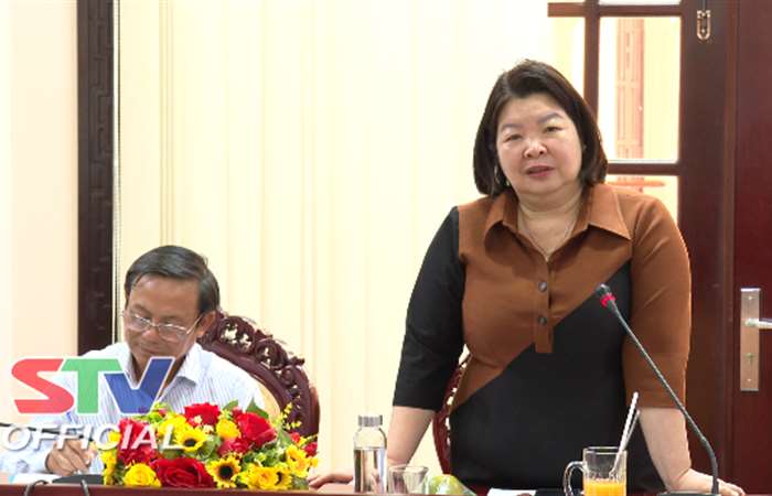Đoàn công tác của Liên minh Hợp tác xã Việt Nam làm việc tại Sóc Trăng 