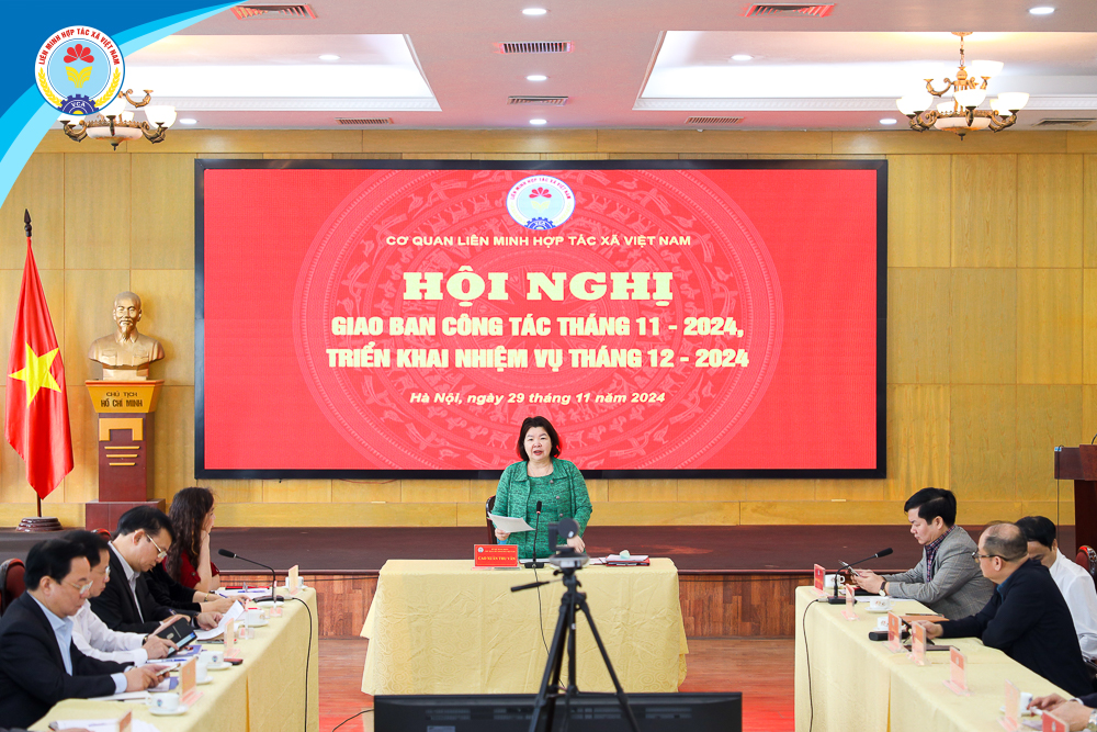 Hội nghị giao ban công tác tháng 11/2024, triển khai nhiệm vụ tháng 12/2024